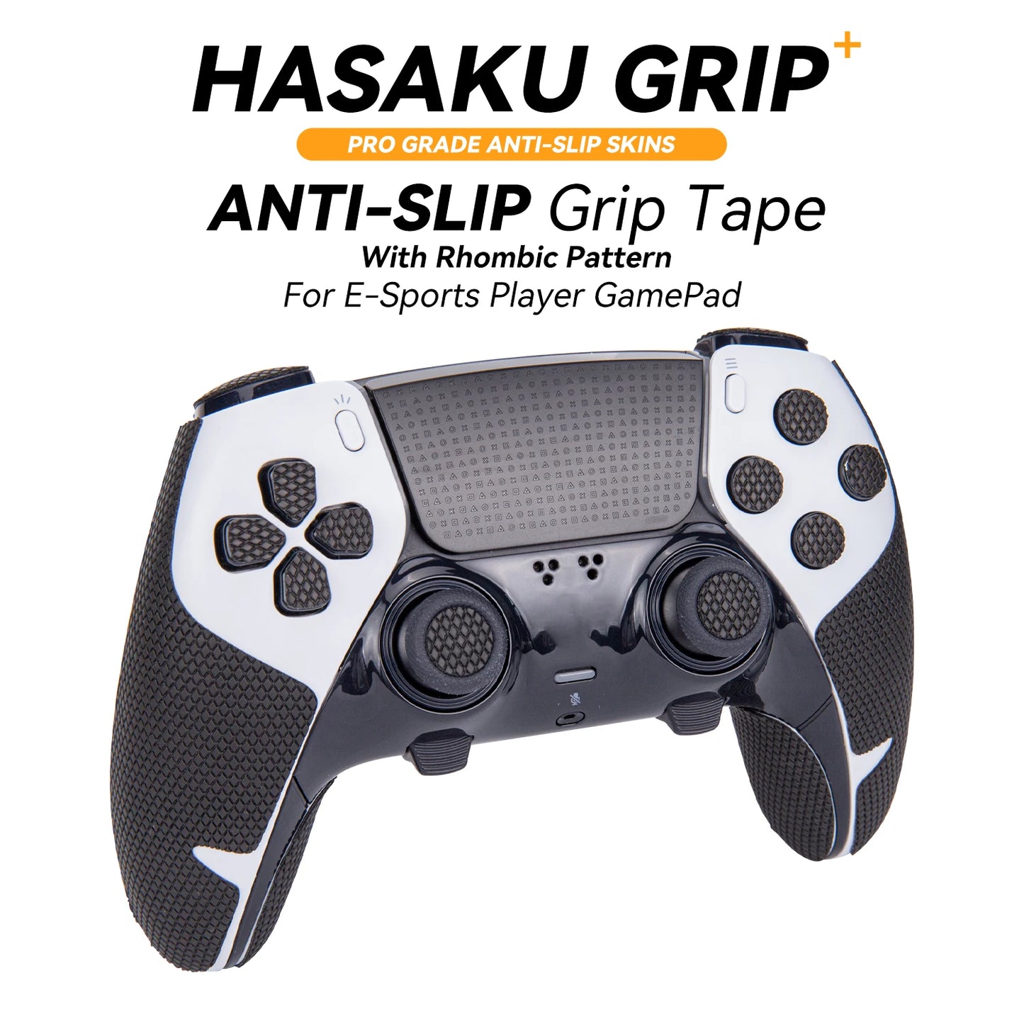 HASAKU Controller Grip Tape Compatible With Playstation 5 DualSense Edge / PS5 Edge Handle,Buttons,Trigger,Non-Slip Tape