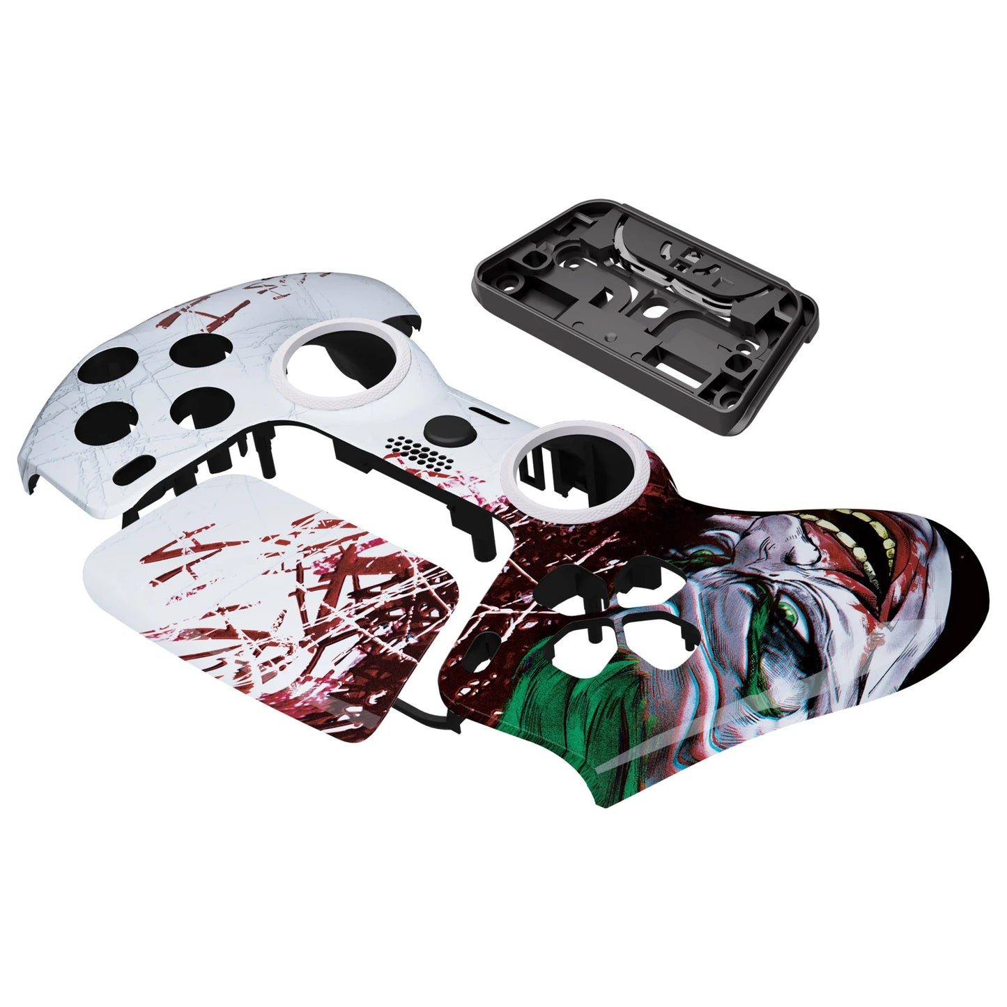 eXtremeRate LUNA Redesigned Replacement Front Shell Touchpad Compatible with ps5 Controller BDM-010/020/030/040/050