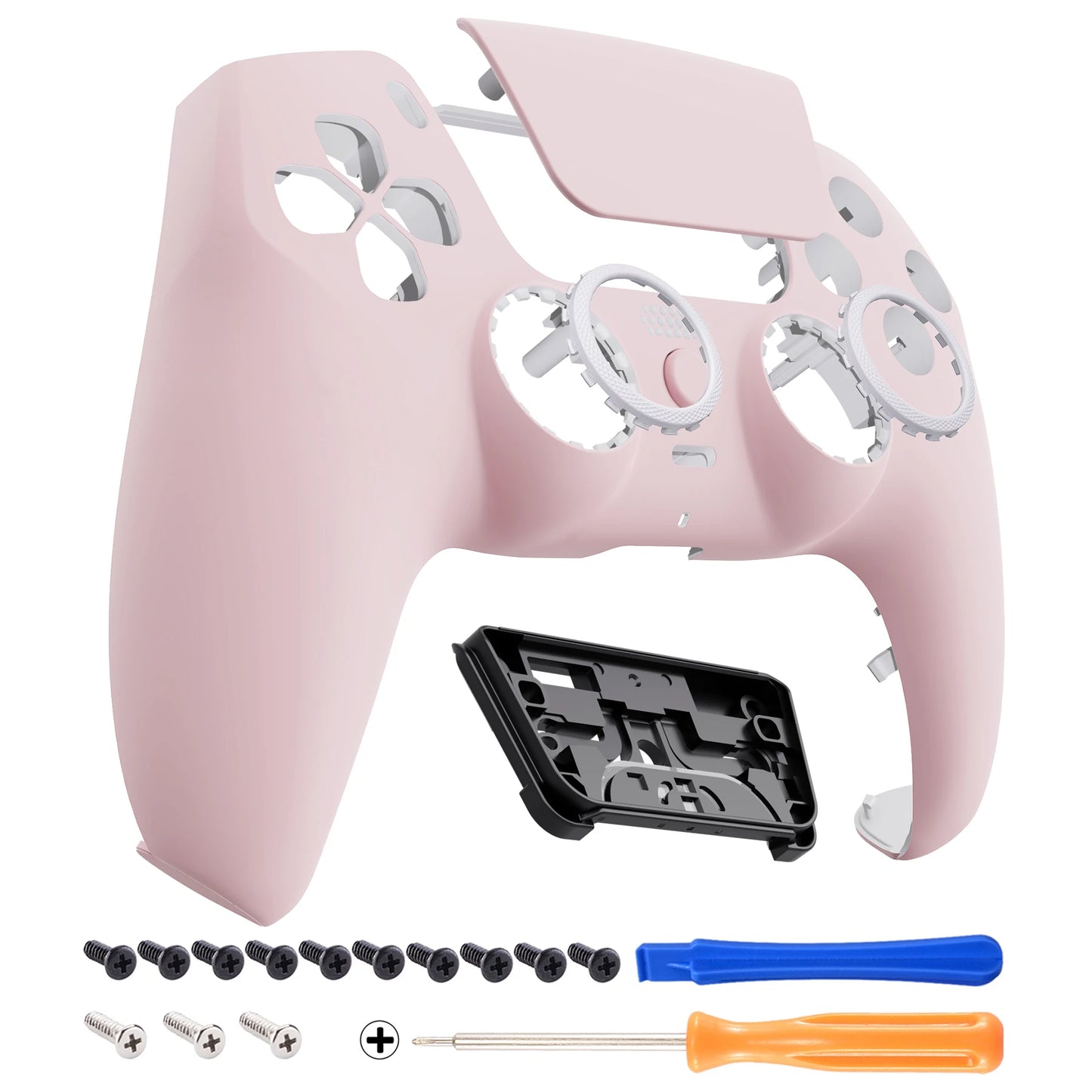 eXtremeRate LUNA Redesigned Replacement Front Shell Touchpad Compatible with ps5 Controller BDM-010/020/030/040/050
