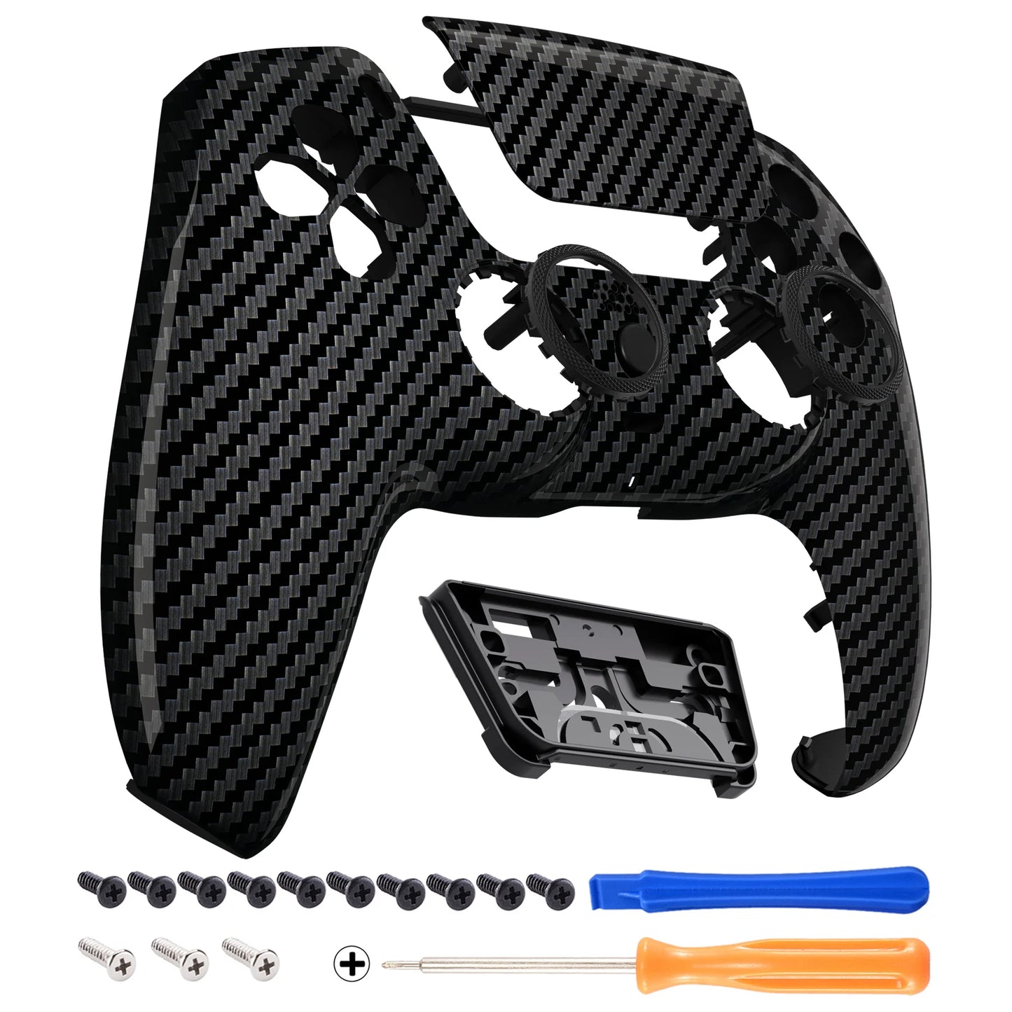 eXtremeRate LUNA Redesigned Replacement Front Shell Touchpad Compatible with ps5 Controller BDM-010/020/030/040/050