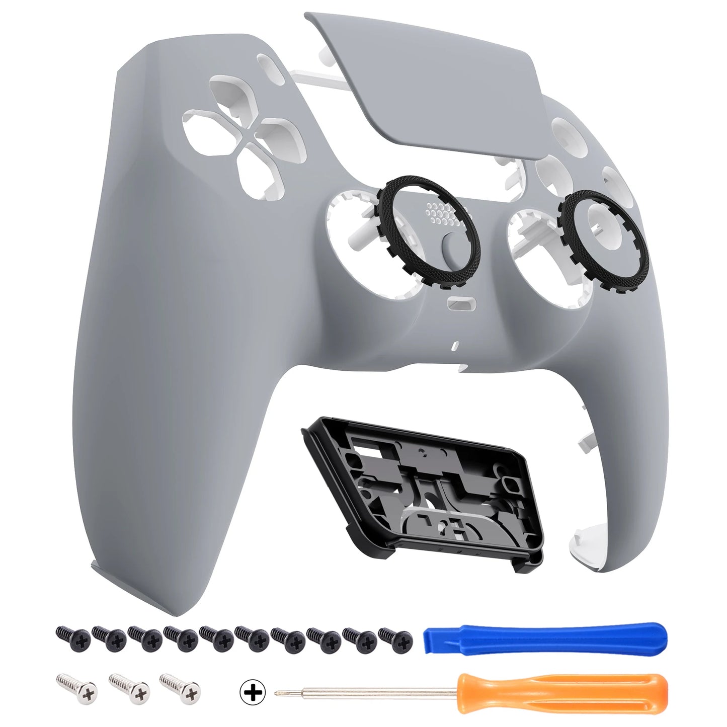 eXtremeRate LUNA Redesigned Replacement Front Shell Touchpad Compatible with ps5 Controller BDM-010/020/030/040/050