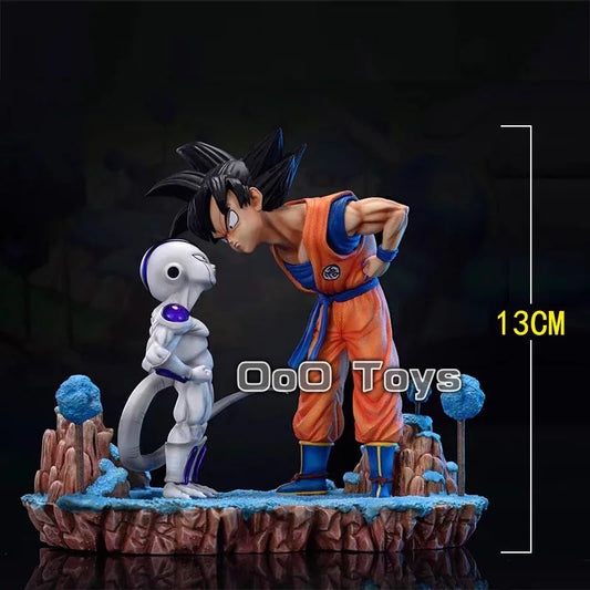 Anime Dragon Ball Z Figure Goku Vs Frieza Figure Goku Figure PVC Frieza Collectible Model Toys Gifts 13cm/5.1in