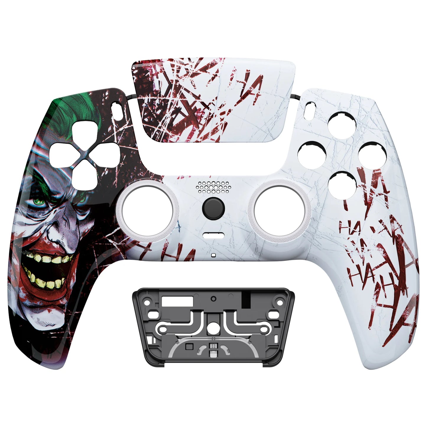 eXtremeRate LUNA Redesigned Replacement Front Shell Touchpad Compatible with ps5 Controller BDM-010/020/030/040/050