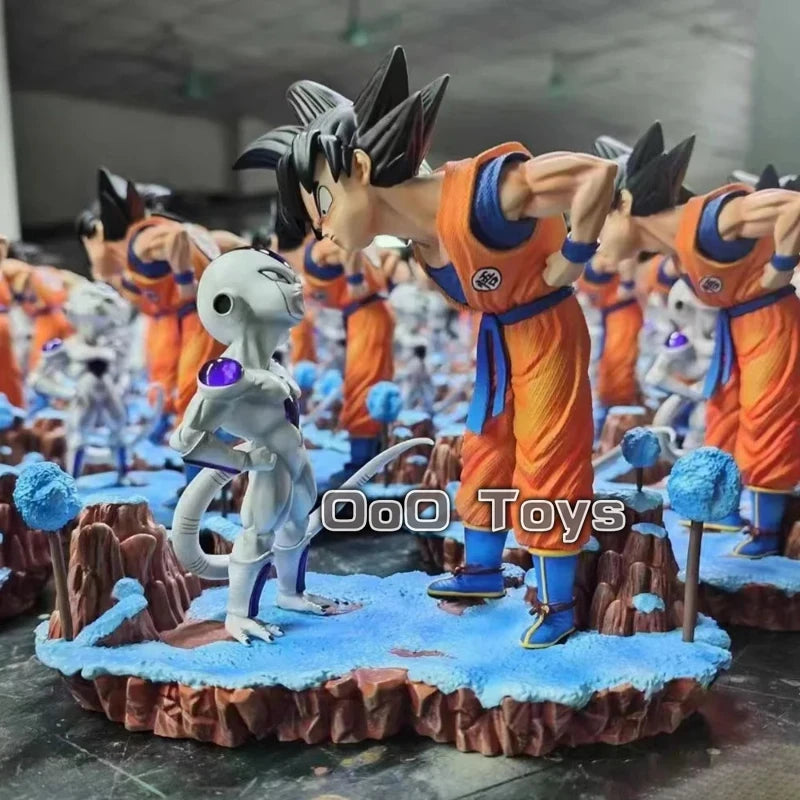 Anime Dragon Ball Z Figure Goku Vs Frieza Figure Goku Figure PVC Frieza Collectible Model Toys Gifts 13cm/5.1in