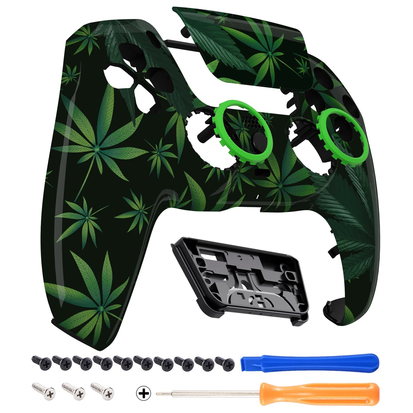 eXtremeRate LUNA Redesigned Replacement Front Shell Touchpad Compatible with ps5 Controller BDM-010/020/030/040/050