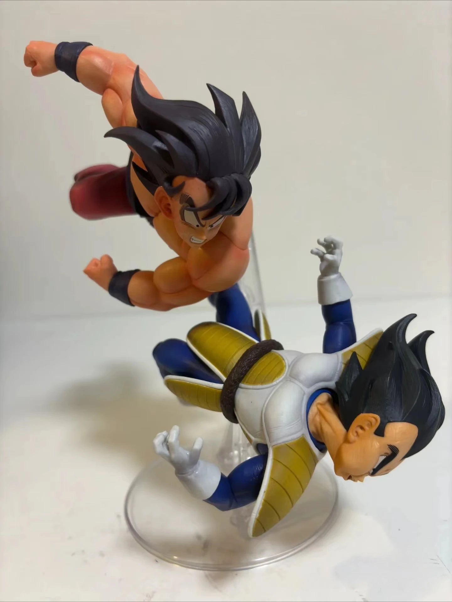 23cm/9.05in Anime Dragon Ball Z Figure Goku Vs Vegeta Figure Goku Figure PVC Vegeta Collectible Model Toys Gifts