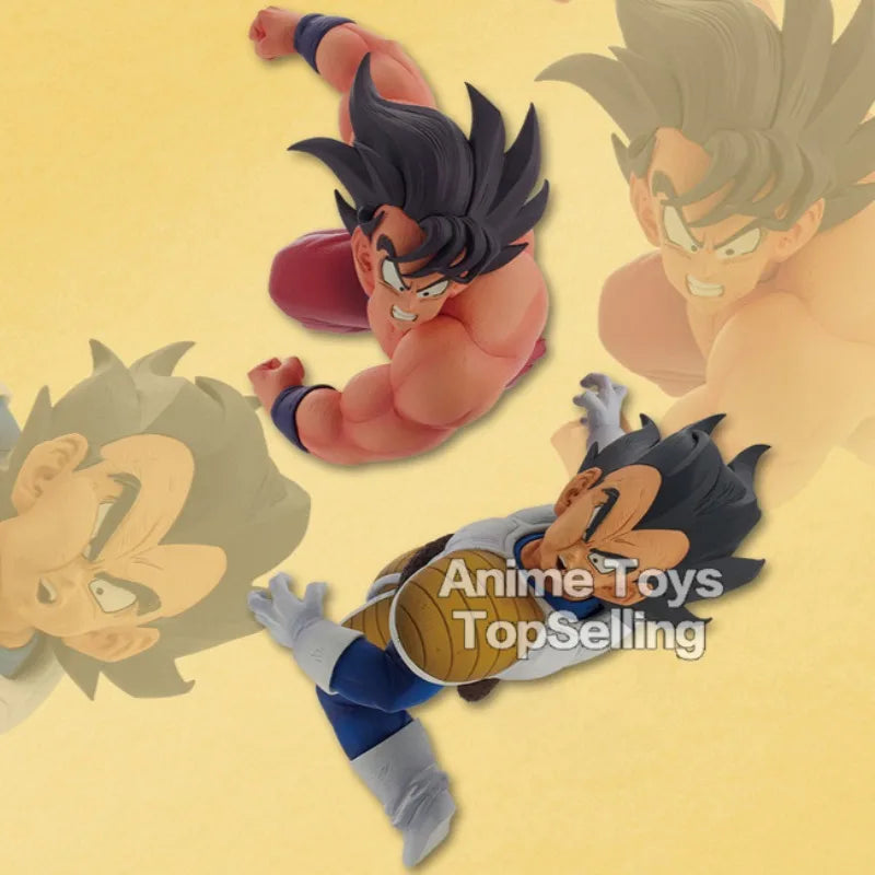 23cm/9.05in Anime Dragon Ball Z Figure Goku Vs Vegeta Figure Goku Figure PVC Vegeta Collectible Model Toys Gifts