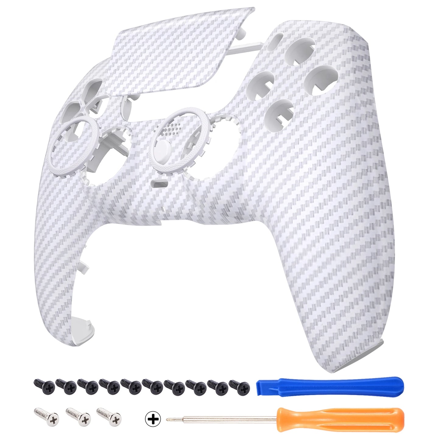 eXtremeRate LUNA Redesigned Replacement Front Shell Touchpad Compatible with ps5 Controller BDM-010/020/030/040/050
