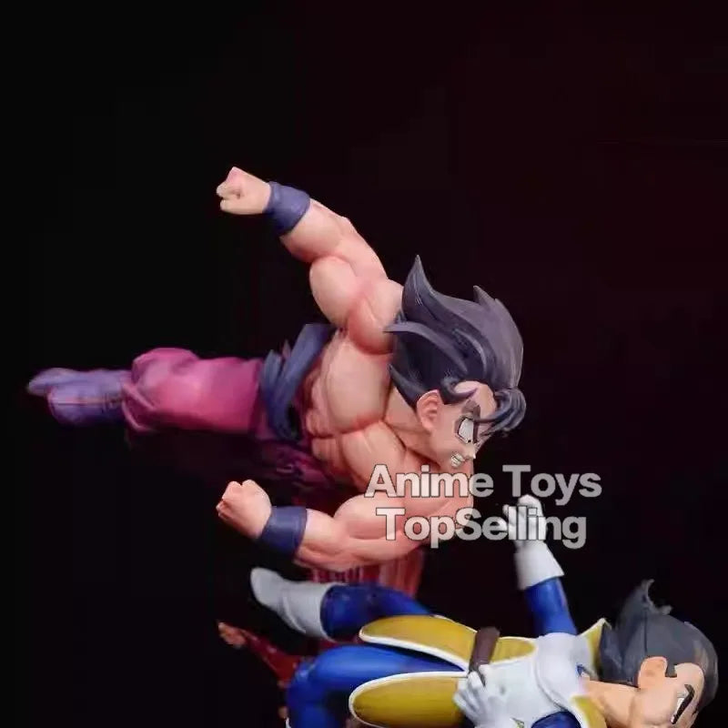 23cm/9.05in Anime Dragon Ball Z Figure Goku Vs Vegeta Figure Goku Figure PVC Vegeta Collectible Model Toys Gifts
