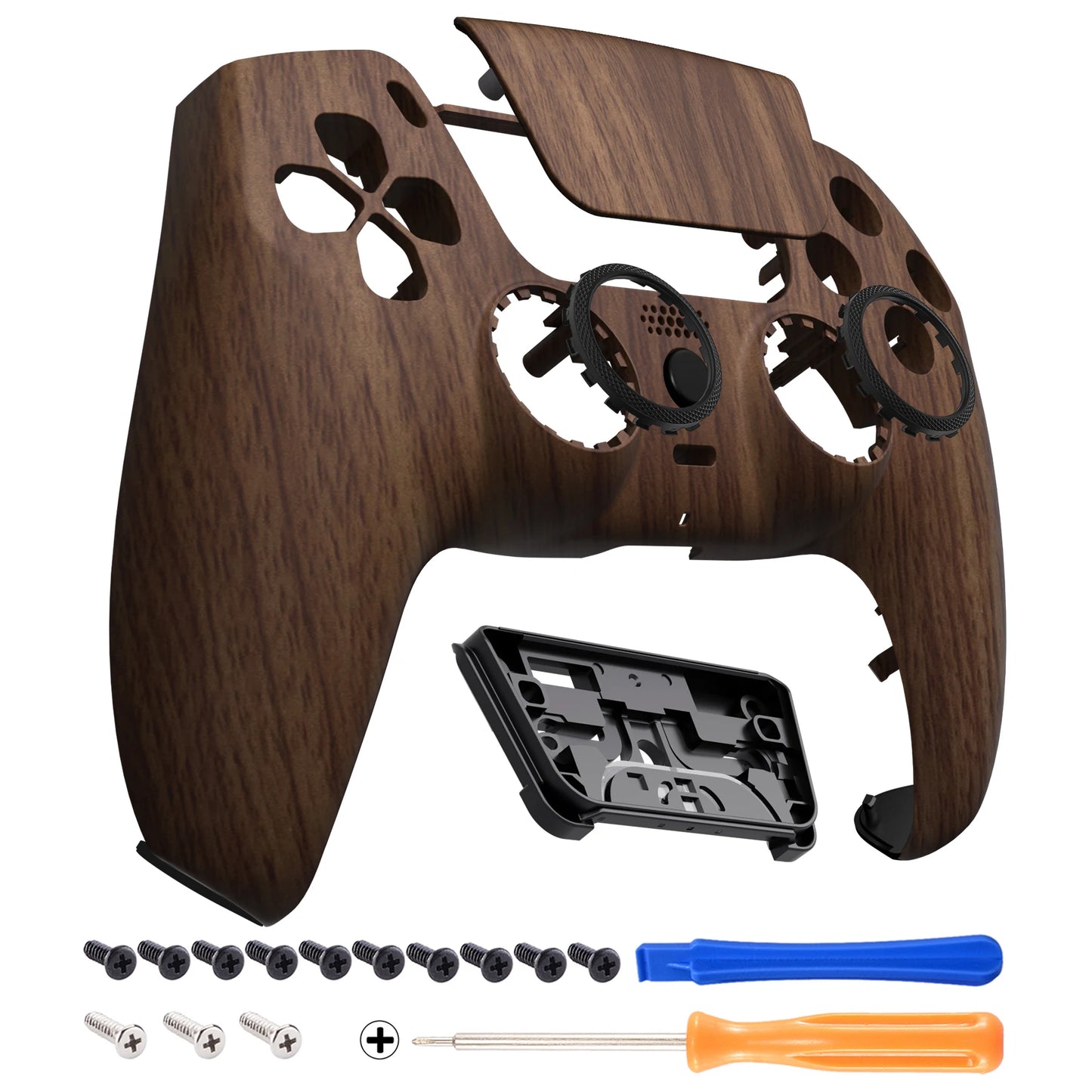 eXtremeRate LUNA Redesigned Replacement Front Shell Touchpad Compatible with ps5 Controller BDM-010/020/030/040/050